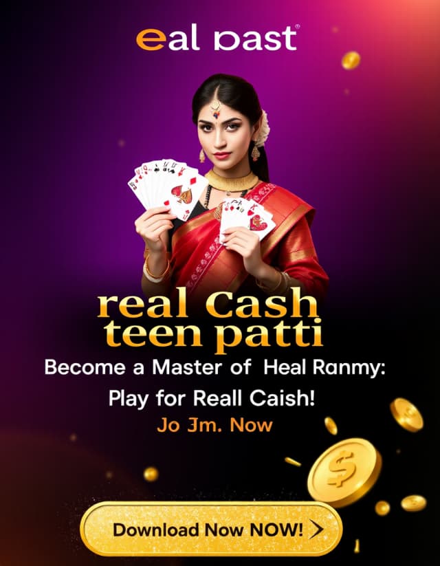 Real Cash Teen Patti Banner